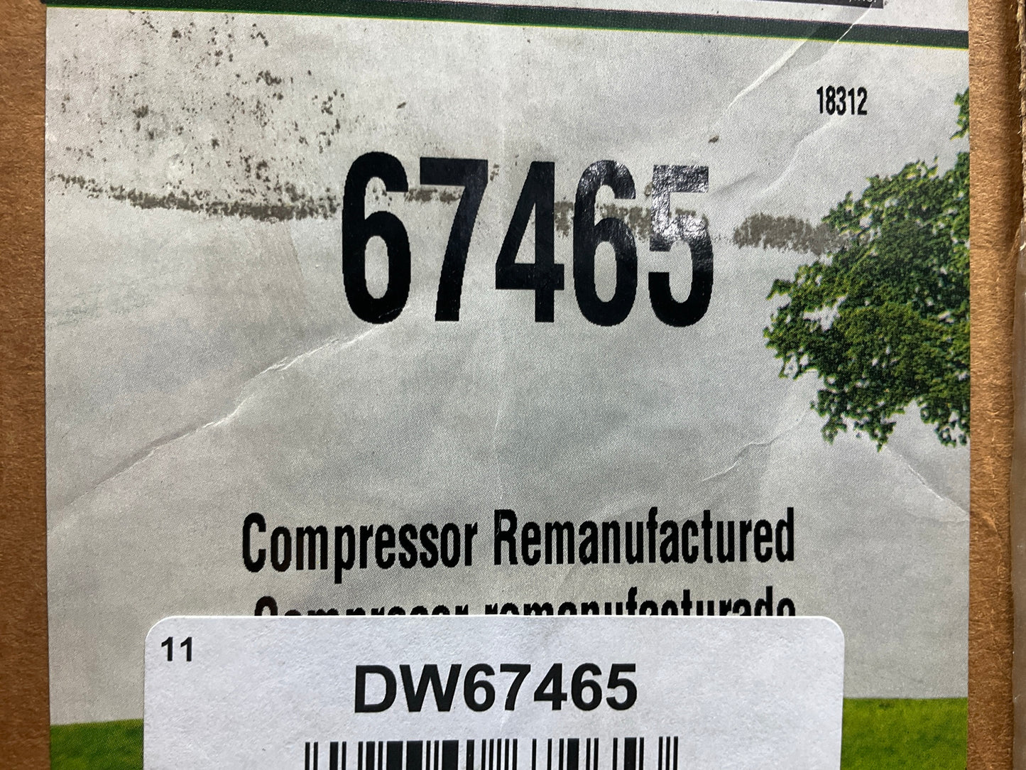 REMAN. Four Seasons 67465 A/C Compressor & Clutch 04-09 Quest, 03-07 Murano