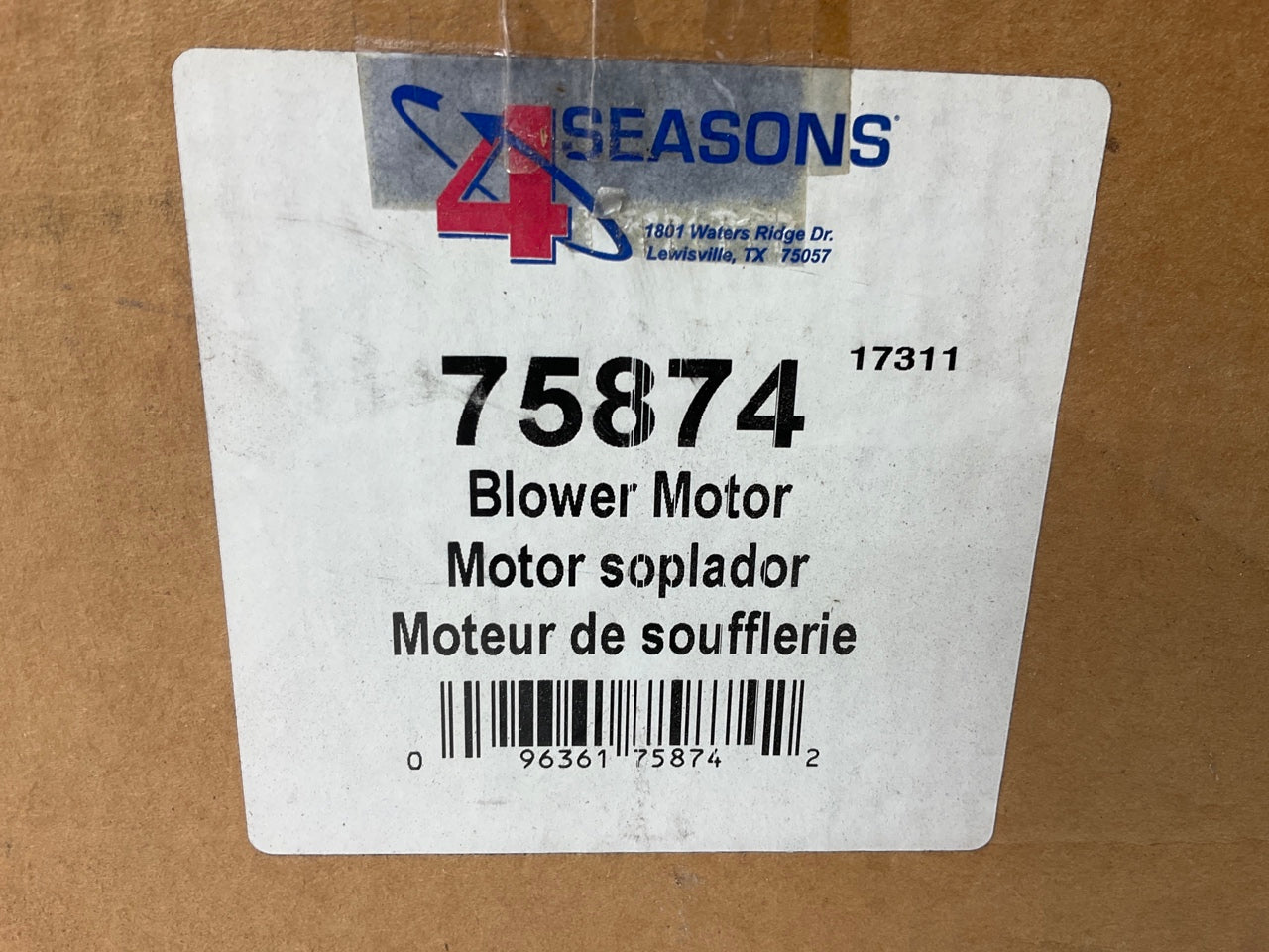 Four Seasons 75874 HVAC A/C Blower Motor