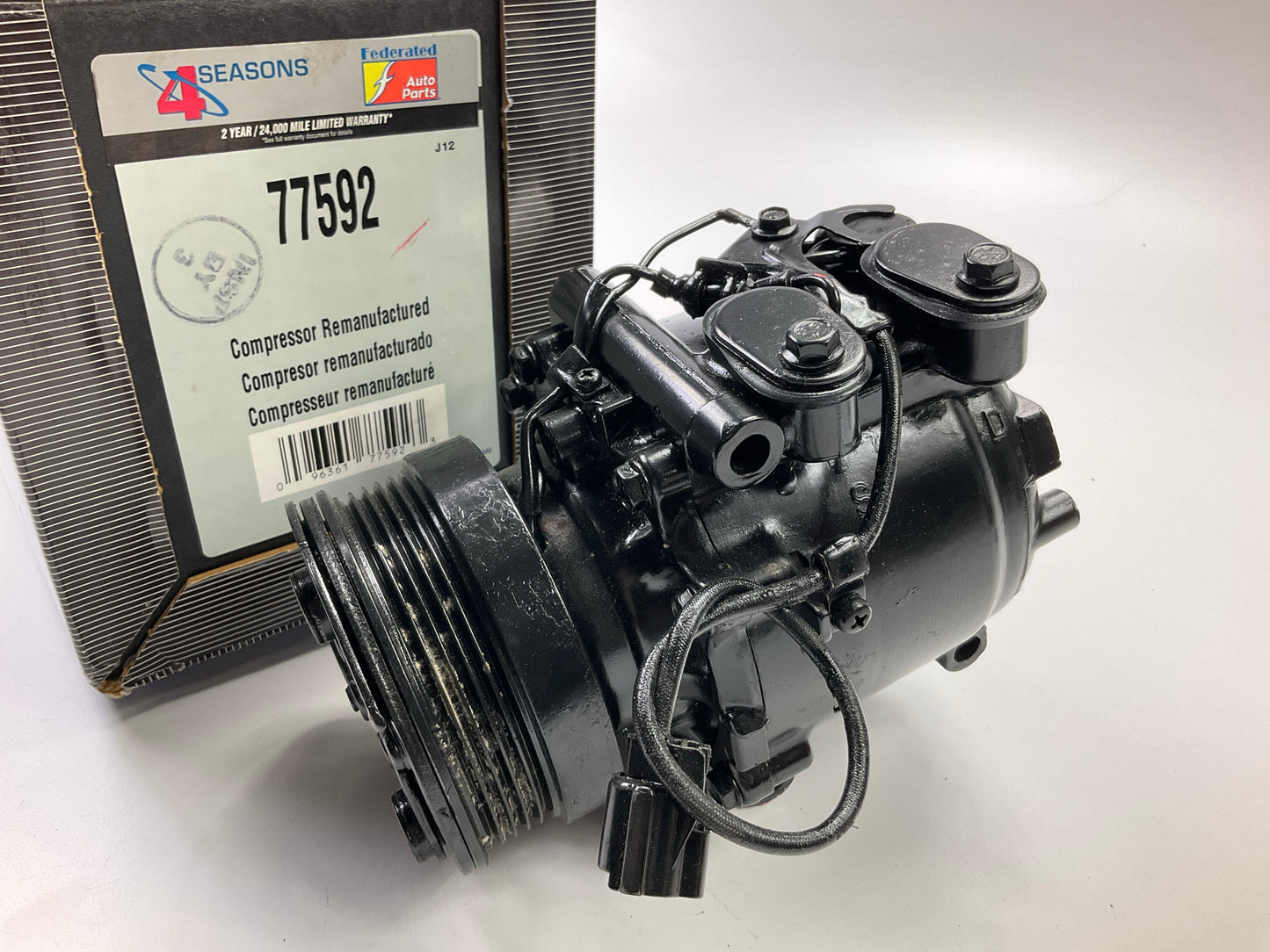 REMAN. Four Seasons 77592 A/C Compressor For 1995-1997 Honda Accord 2.7L-V6