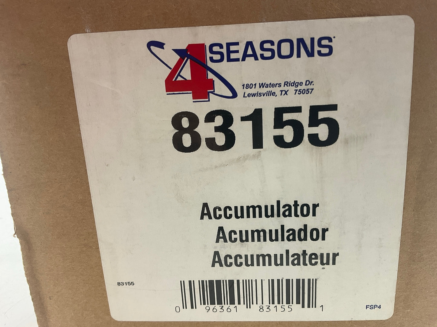 Four Seasons 83155 A/C Accumulator