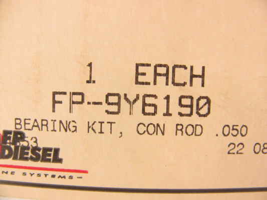 FP Diesel 9Y6190 .050 Connecting Rod Set Of 6 For CAT 3406 One Piece Piston