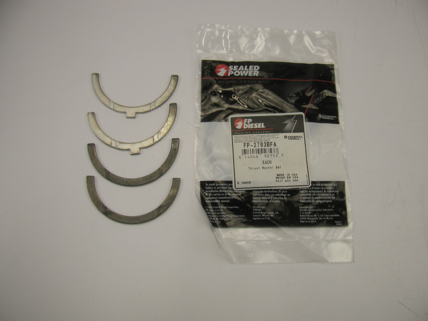 Fp Diesel FP-2783BFA Crankshaft Thrust Washer Set For Perkins 144 152 192 203