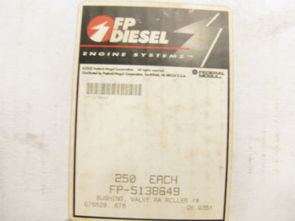 (250) Fp Diesel 5138649 Valve Arm Roller Bushings - Detroit Diesel 149 Series