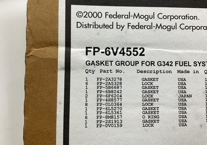 Fp Diesel FP-6V4552 Gasket Kit For CAT G342 Fuel System # 6V4552