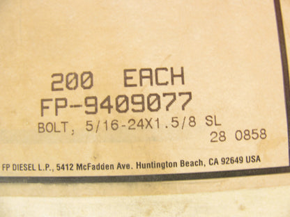 (200) Fp FP-9409077 Blower Drive Bolt - Detroit Diesel 6V-71 8V-71 12V-71 16V-71