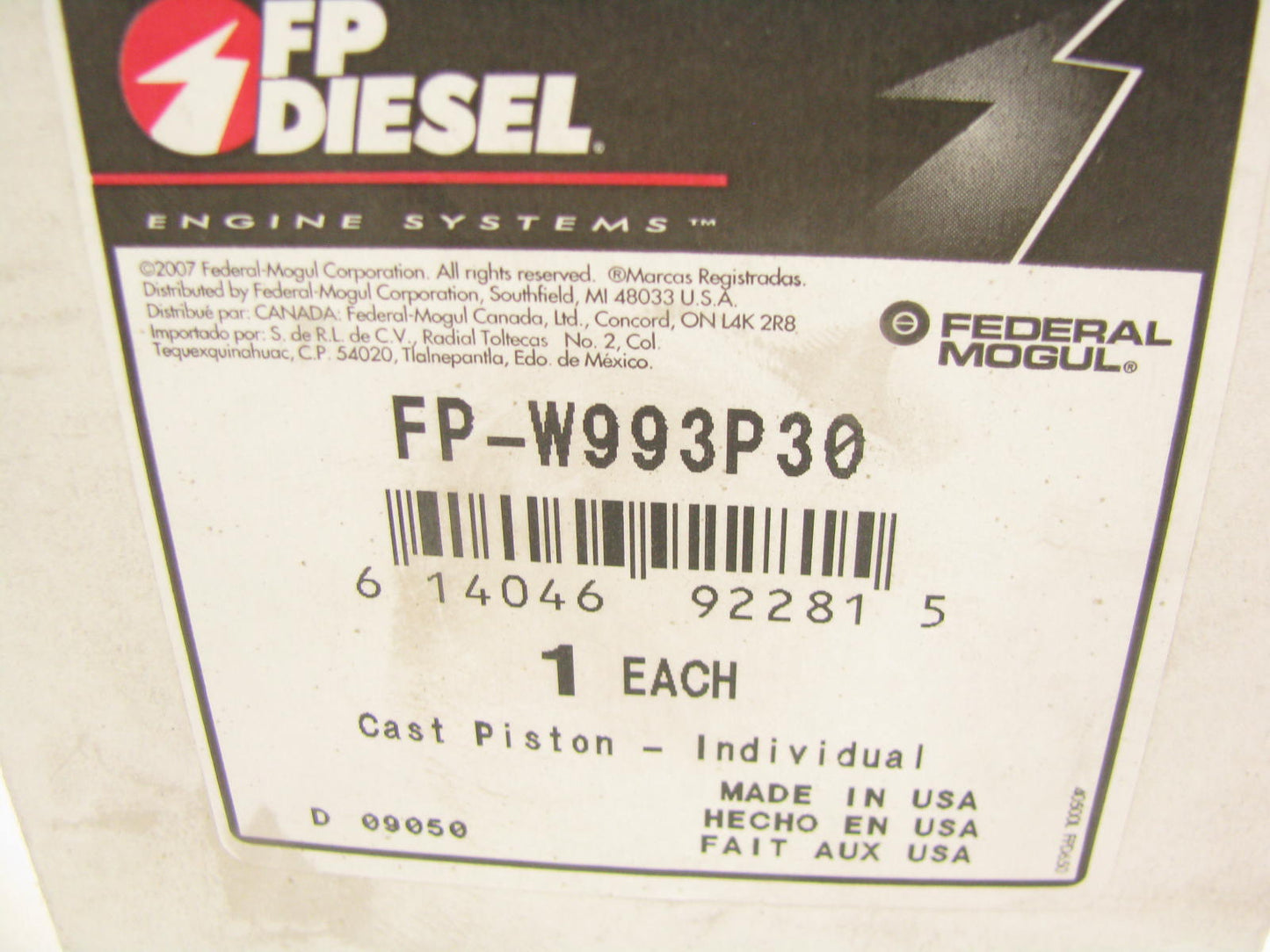 FP DIESEL FP-W993P30 993P .030 Piston O/S .030 1964-1972 Ford 330 V8
