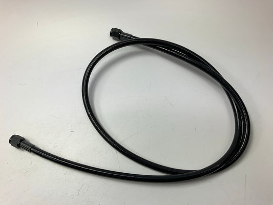Fragola 412-1-1-48-BL 6000 PTFE-Lined Braided Stainless Pre-Made Brake Hose Line