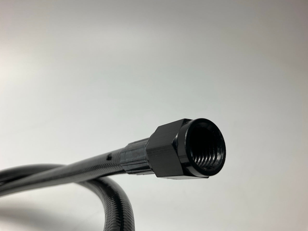 Fragola 412-1-1-48-BL 6000 PTFE-Lined Braided Stainless Pre-Made Brake Hose Line