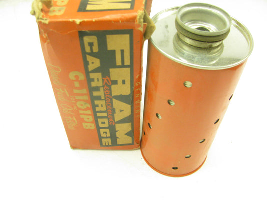 Vintage Fram Oil Filter Cartridge C-1161PB