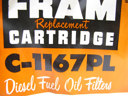 Fram C-1167PL Fuel Filter Replaces 33182 FL204 FF150 F108P 21491
