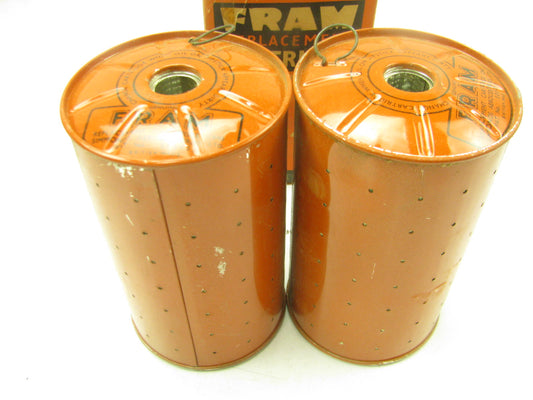 (2) Vintage Fram C840 Cartridge Oil Filters