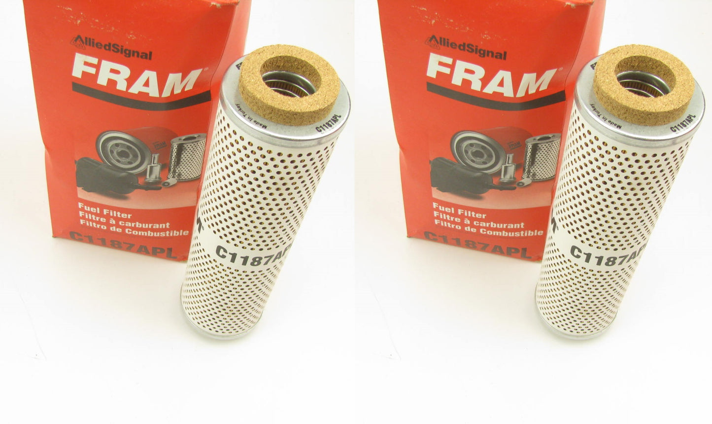 (2) Fram C1187APL Fuel Filters For LeTourneau-Westinghouse - 51066 PAIR