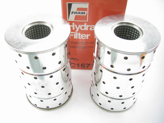 (2) Fram C1671 Hydraulic Oil Filter Replaces 1007060 50-2689T91 62427 329868