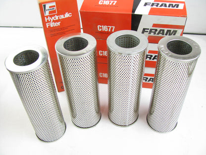 (4) Fram C1677 Hydraulic Oil Filter Replaces: 1R-0728 3I-1209 HF6201 LF735 51816