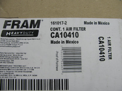 CA10410 Air Filter Replaces LAF8730 RS3940 87806 42806 AF2352