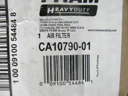 Fram CA10790 Radial Seal Outer Air Filter Element For Gradall, Volvo Equipment