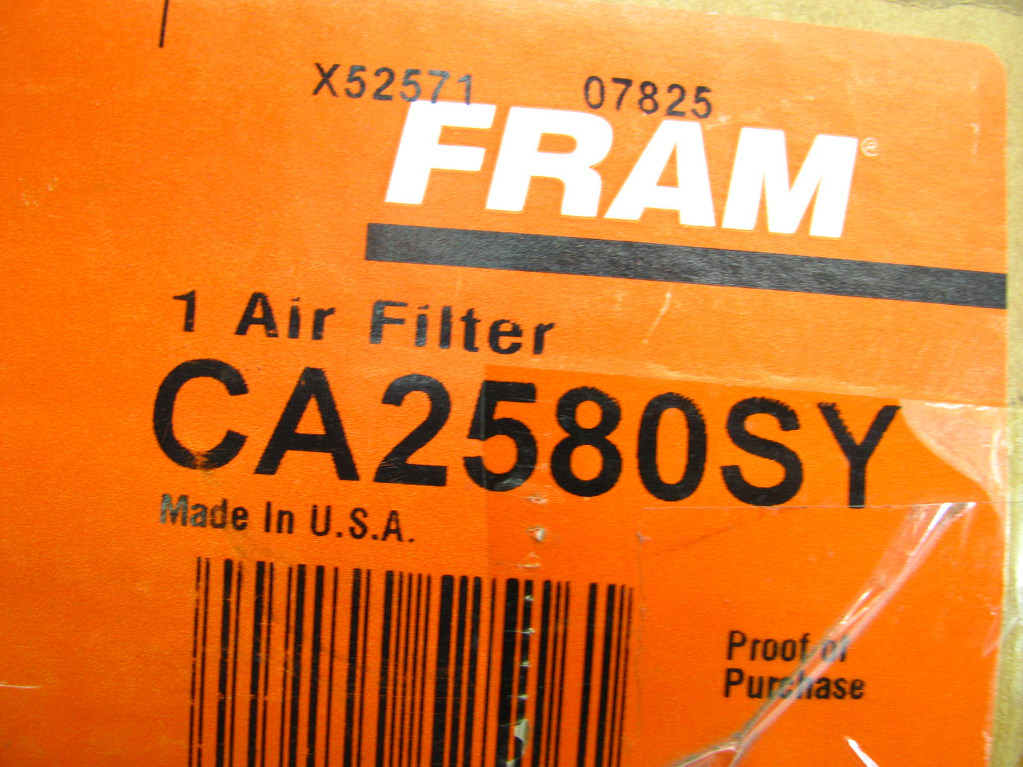 Fram CA2580SY Air Filter Replaces 42383 A63190 LAF1532 AF616 AF1623 P145755