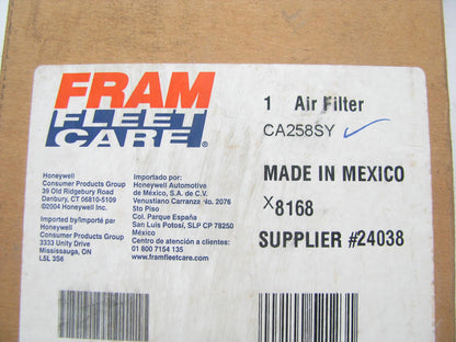 Fram CA258SY Air Filter Replaces 46375 A53511 LAF1394 AF556 AF1980 P131394