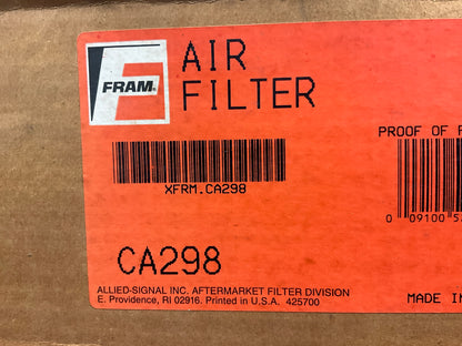 Fram CA298 Air Filter Replaces PA1692, LAF744, AF2034, 42144, 87144, AF494