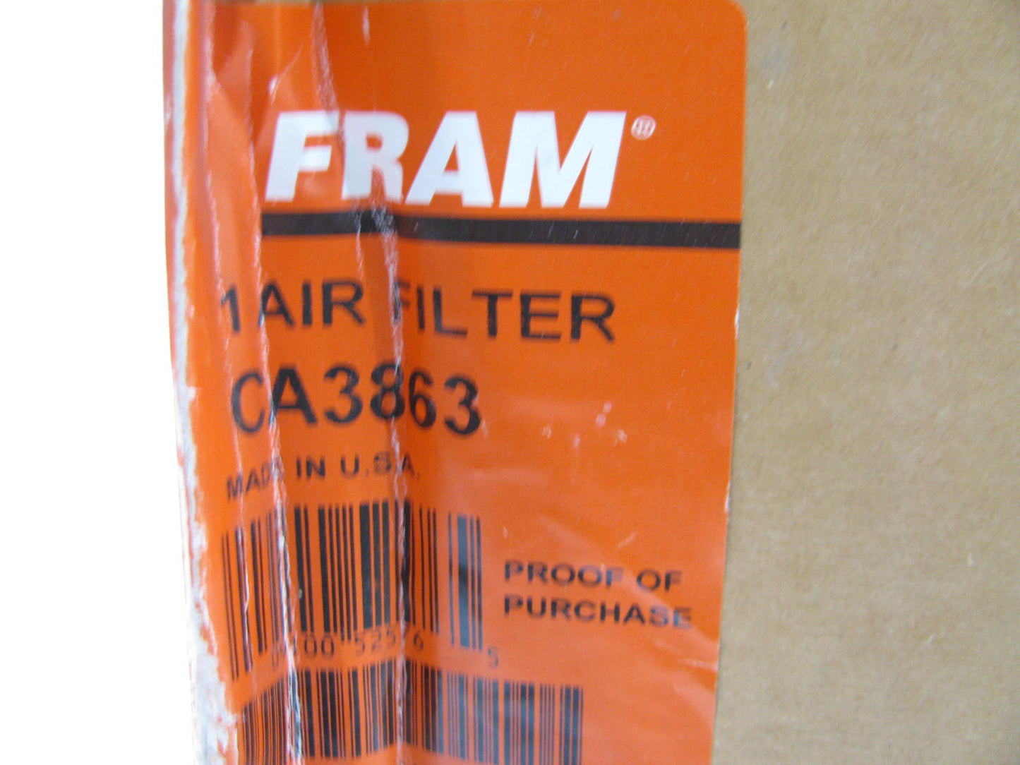 Fram CA3863 Air Filter For Volvo / White Trucks, Replaces Wix # 46596
