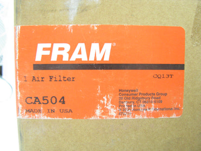 Fram CA504 Air Filter Replaces 42915; PA1932;  P113395; LAF5859