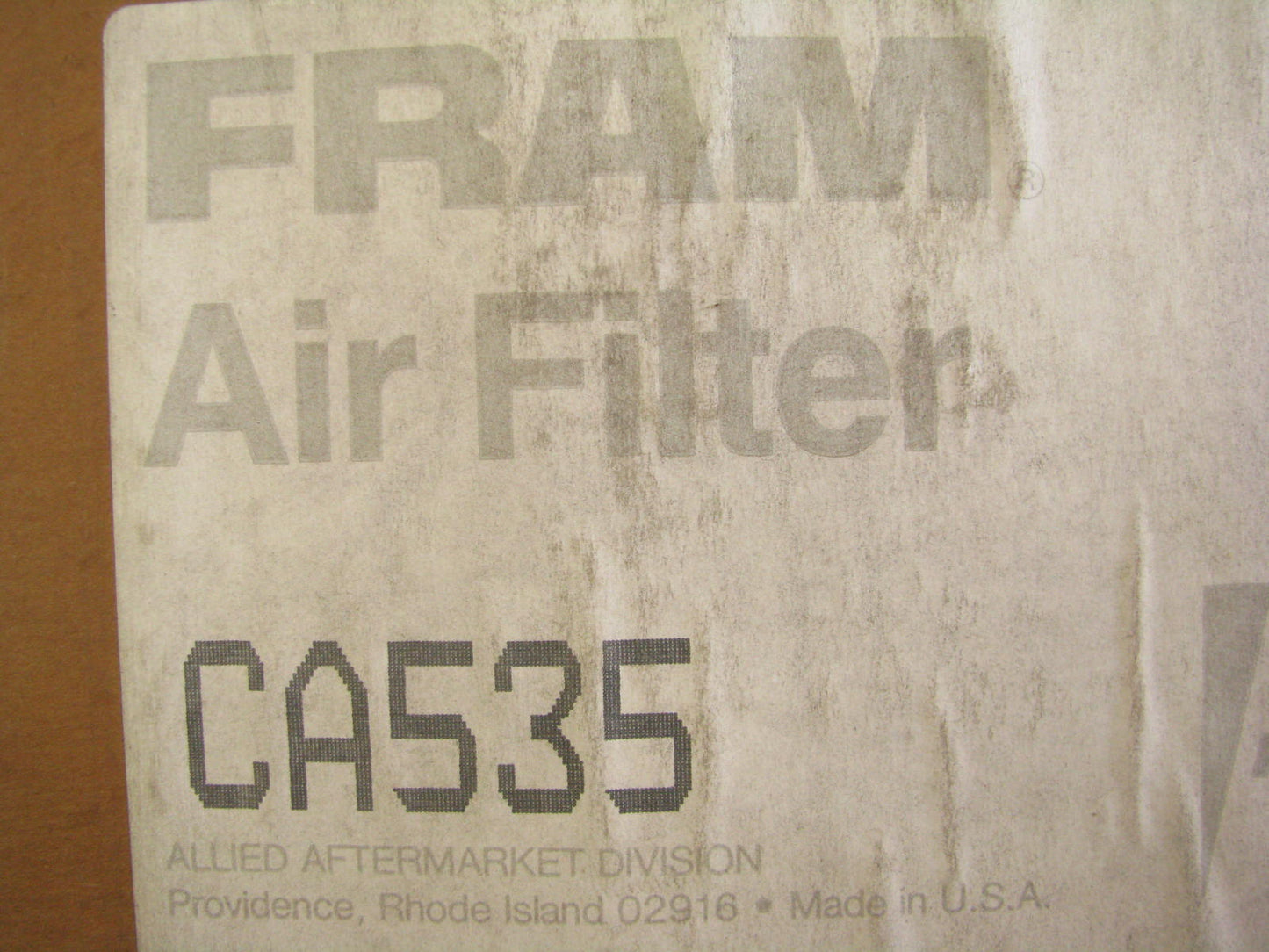 Fram CA535 Air Filter Replaces 42225 A62222 LAF9086 AF285 AF4775 P521055 F1252