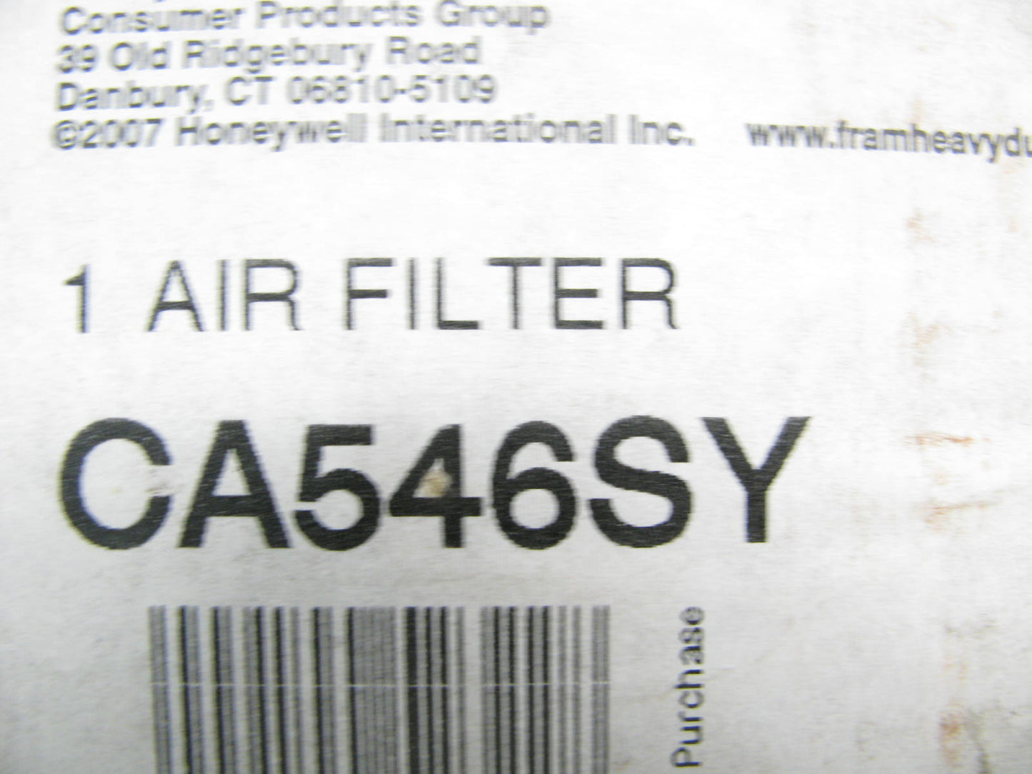 Fram CA546SY Air Filter Replaces AP3523A HP496 P119375 346276