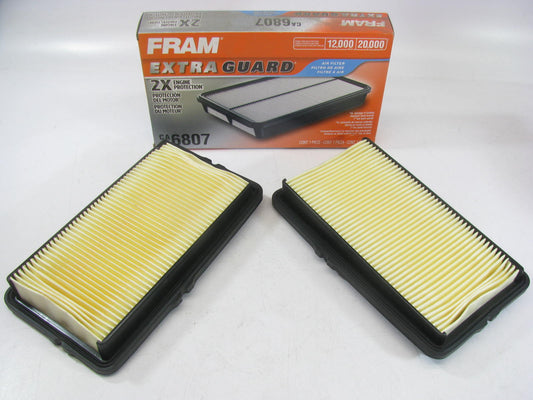 (2) Fram CA6807 Engine Air Filter 1990-1993 Honda Accord 2.2L-L4