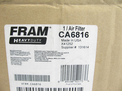 Fram CA6816 Air Filter Replaces 42791 LAF8671 AH1140 C105003 PA2830 A1475C