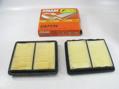 (2) Fram CA7174 Engine Air Filter 1992-95 Honda Civic 93-97 Del Sol 1.5L 1.6L-L4