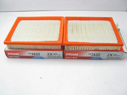 (2) Fram CA7432 Replaces 46425 PA25048 AF7879 AF391 P607344 PA4085