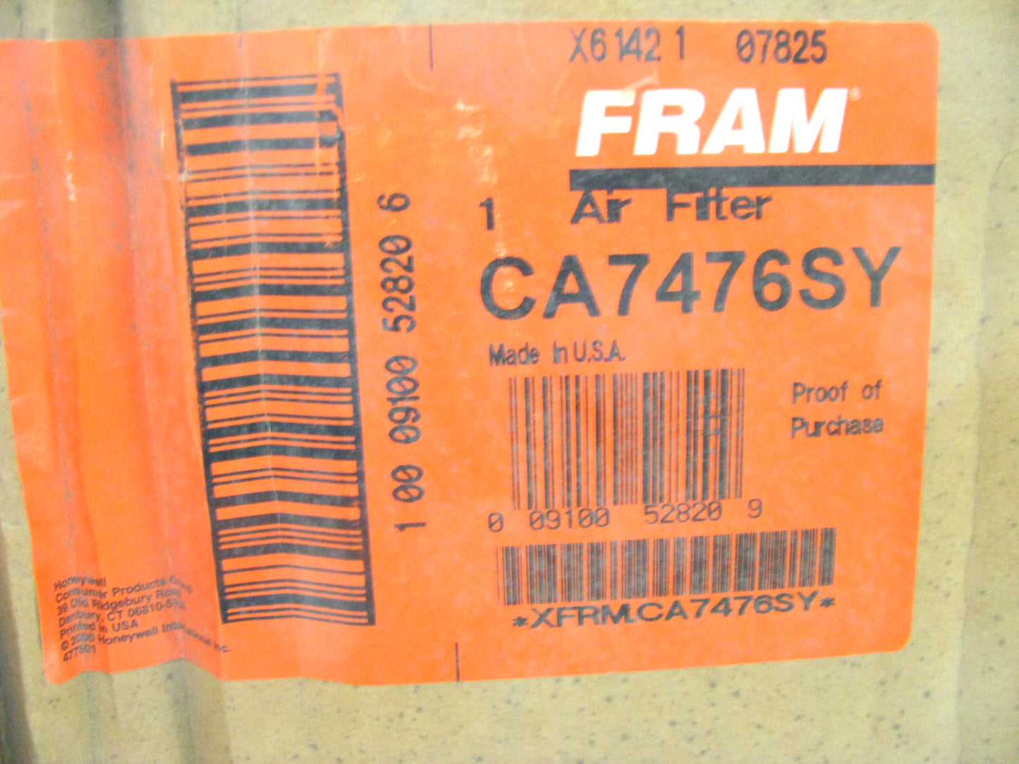 Fram CA7476SY Air Filter Replaces A2112C RS3515 46589 A65010 LAF4510 AF2211
