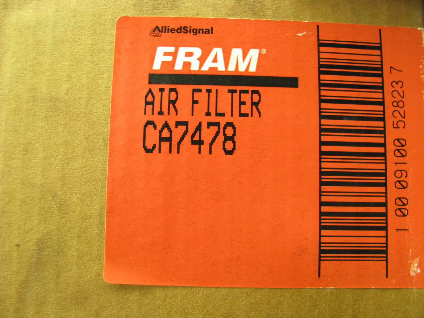 Fram CA7478 Air Filter Replaces 46591 LAF4507 P532507 RS3512 A2109C