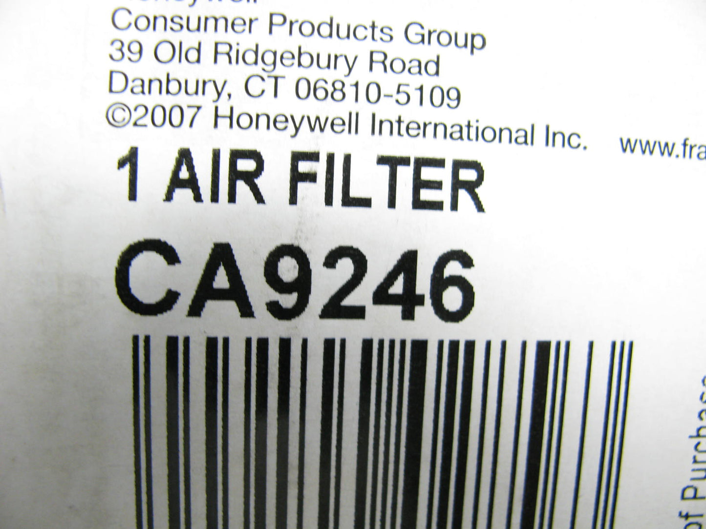 Fram CA9246 Air Filter Replaces 200339 2118314 KAH1219 P822768