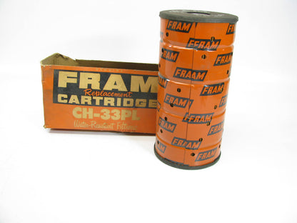 Fram CH-33PL Oil Filter Replaces CH333PL 51162 L30135 LH4270 FP353 LF522 P554731