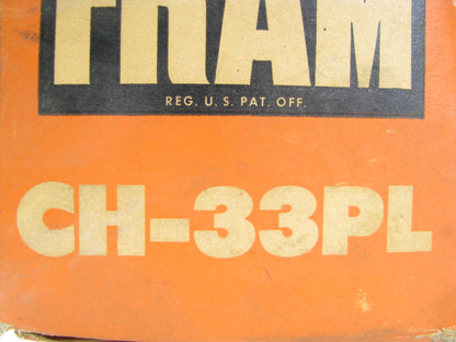 Fram CH-33PL Oil Filter Replaces CH333PL 51162 L30135 LH4270 FP353 LF522 P554731