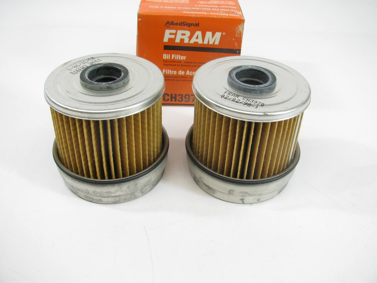 (2) Fram CH3970 Oil Filter Replaces 51630 L10085 LF396 LF3534 P140 PF1072 85630