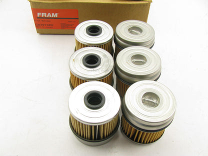 (6) Fram CH3970FP Oil Filter Replaces CH3970 51630 L10085 61630 LF396 LF3534