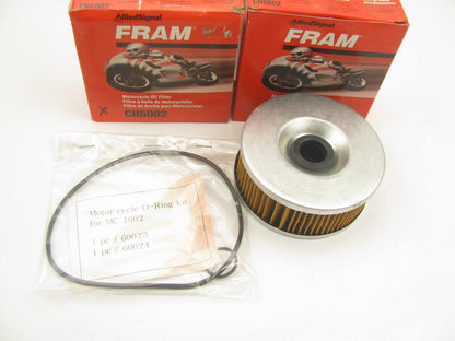 (2) Fram CH6002 Engine Oil Filter Replaces 51219 P7002 LF572 89933 E5203 92219