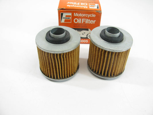 (2) Fram CH6005 Engine Oil Filter Replaces 24936 ML16805 P7005 LF591 89936