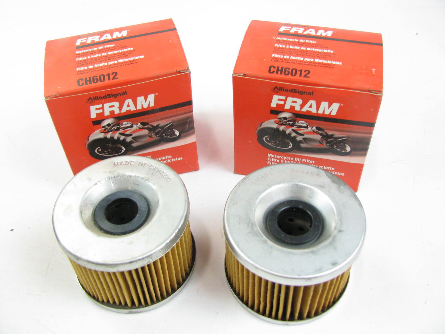 (2) Fram CH6012 Oil Filter Replaces 24941 ML16812 P7011 LF571 89941 P148