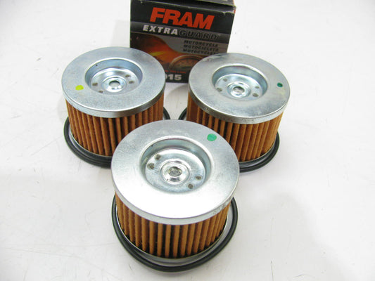 (3) Fram CH6015 Oil Filter Replaces 24944 ML16815 P7013 89944 PF2148 P7132