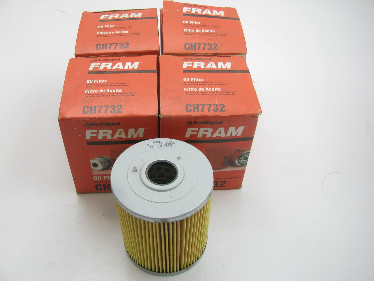 (4) Fram CH7732 Oil Filter Replaces 57170 L44798 P2902 LF114 PF2141 72184