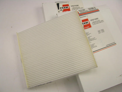 (2) Fram FPCF10381 Cabin Air Filter For 2007-2009 Santa Fe, 2006-2010 Optima