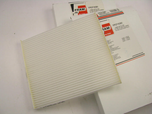 (2) Fram FPCF10381 Cabin Air Filter For 2007-2009 Santa Fe, 2006-2010 Optima