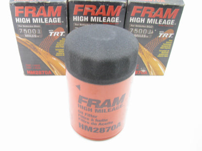 (3) Fram HM2870A Oil Filter Replaces 51342 PL20252 MO241 FPP2870A 72211 CPH2870A