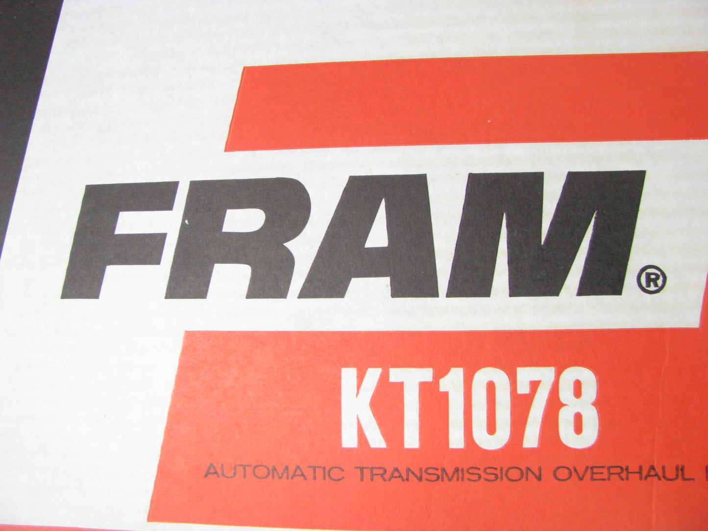 Fram KT1078 For Chrysler A727 Automatic Transmission TF8 Overhaul Rebuild Kit