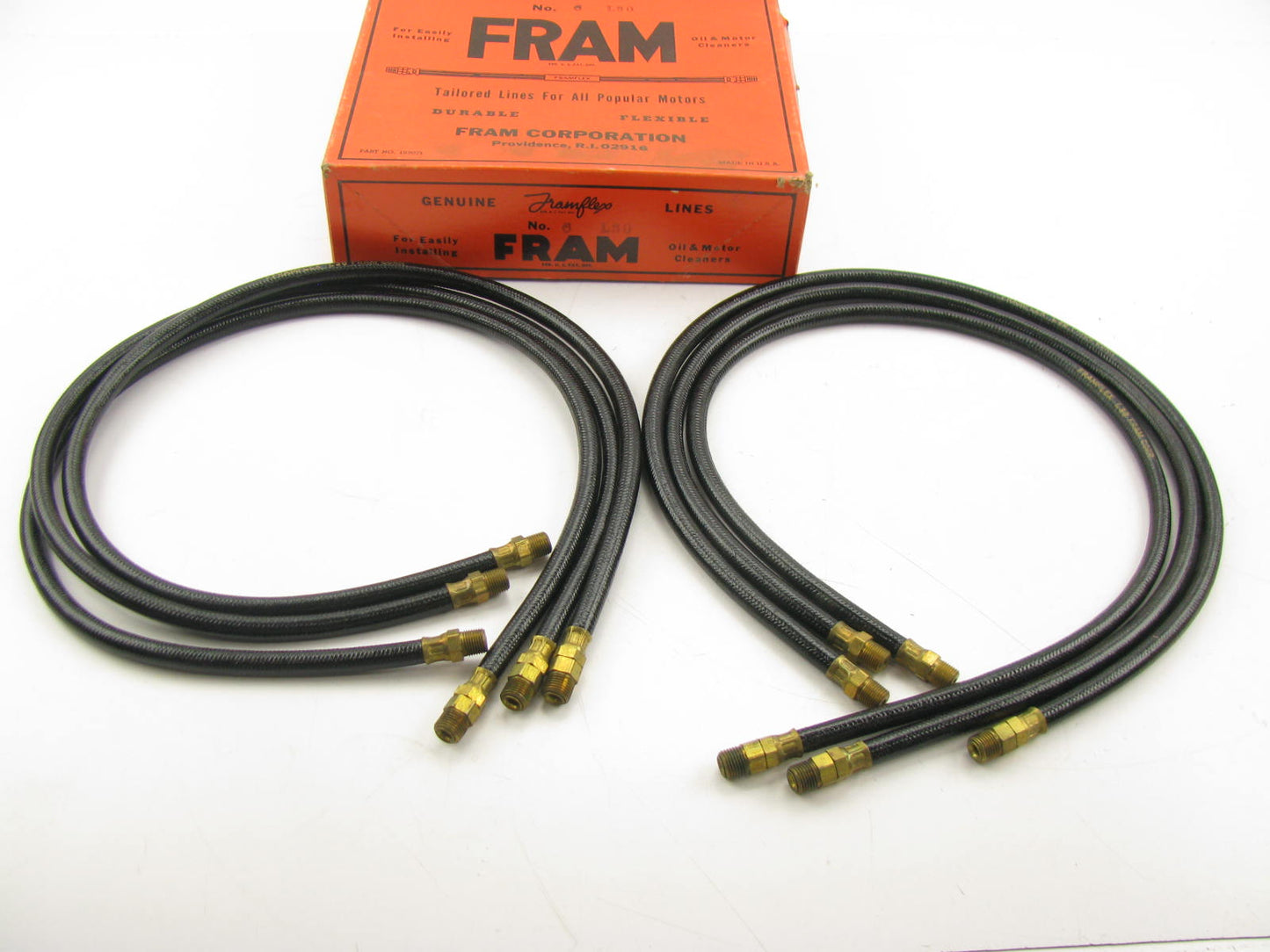 (6) Fram L30 Framflex Bypass Oil Filter Hose - UNKNOWN EXACT FITMENT