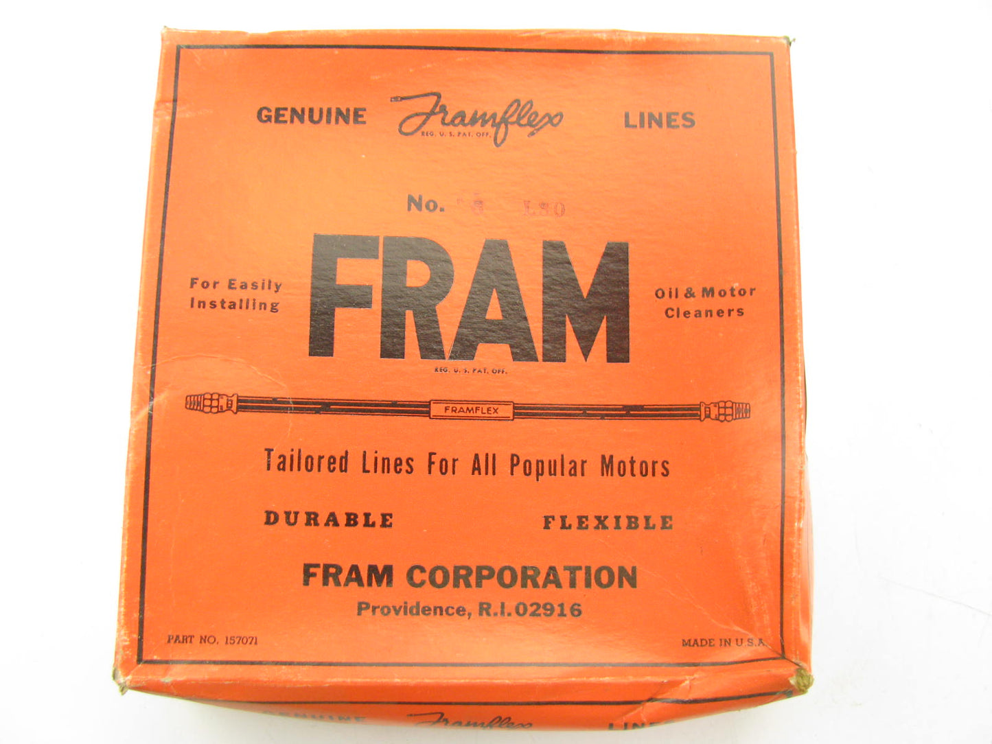 (6) Fram L30 Framflex Bypass Oil Filter Hose - UNKNOWN EXACT FITMENT