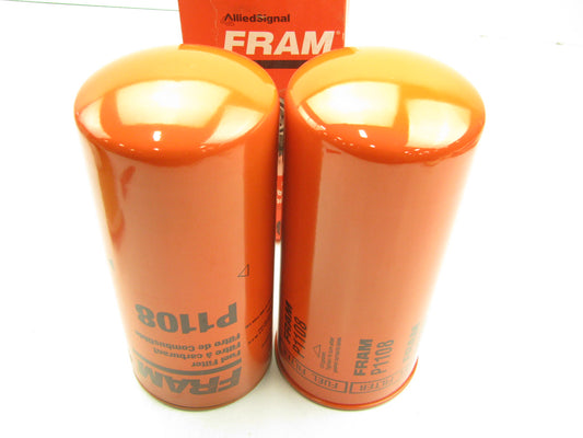 (2) Fram P1108 Fuel Filter Replaces 33336 F60046 LK82I FF986 FF5067 P559275